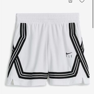 NWT Nike Black and White Athletic Shorts/ basketball shorts. women S or kids M